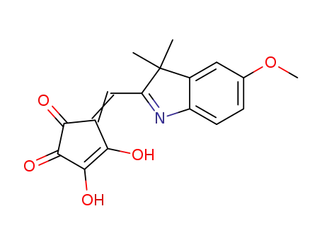 5-((5-methoxy-3,3-dimethyl-3H-indol-1-ium-2-yl)methylene)-2-hydroxy-3,4-dioxocyclopent-1-enolate