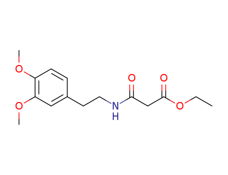 Propanoic  acid,3-[[2-(3,4-dimethoxyphenyl)ethyl]amino]-3-oxo-,ethyl  ester(79641-41-1)
