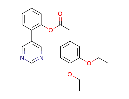 2-(pyrimidin-5-yl)phenyl 2-(3,4-diethoxyphenyl)acetate