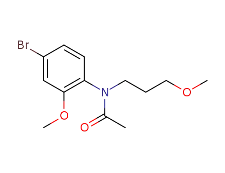 N-(4-bromo-2-methoxyphenyl)-N-(3-methoxypropyl)acetamide