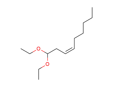 Molecular Structure of 89682-47-3 (3-Nonene, 1,1-diethoxy-, (Z)-)
