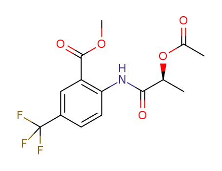 (S)-methyl 2-(2-acetoxypropionylamino)-5-trifluoromethyl benzoate