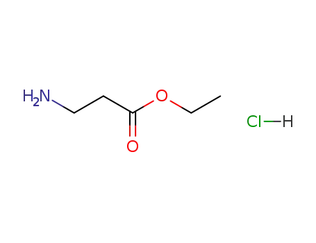 Molecular Structure of 4244-84-2 (Ethyl 3-aminopropanoate hydrochloride)