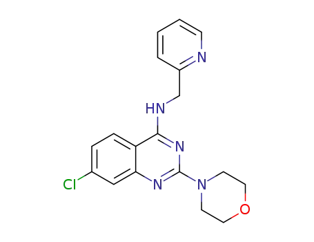 7-chloro-2-morpholino-N-(pyridin-2-ylmethyl)quinazolin-4-amine