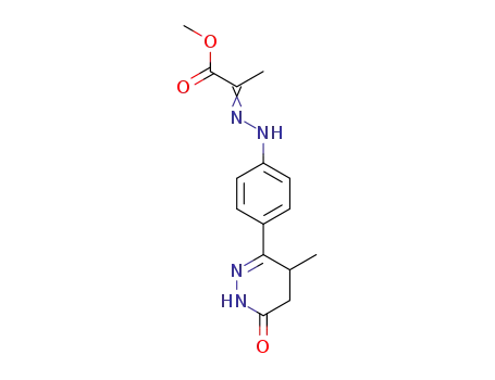 methyl 2-(2-(4-(4-methyl-6-oxo-1,4,5,6-tetrahydropyridazin-3-yl)phenyl)hydrazono)propanoate