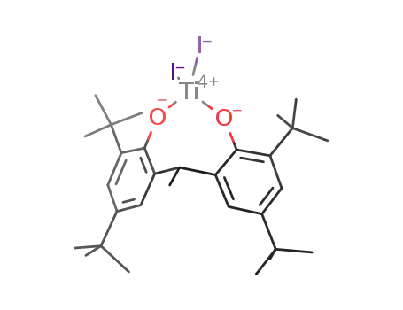 [Ti(I)2(6,6'-(ethane-1,1-diyl)bis(2,4-di-tertbutylphenolate))]