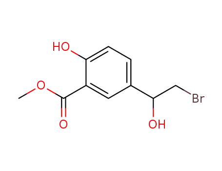 methyl 5-(2-bromo-1-hydroxy-ethyl)salicylate