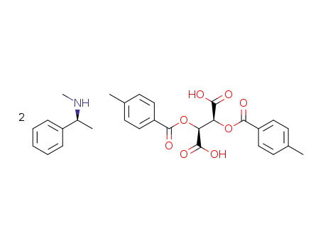 (S)-N-methyl-α-methylbenzylammonium di-p-toluoyl-D-tartrate
