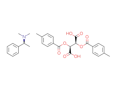 (S)-N,N-dimethyl-α-methylbenzylammonium di-p-toluoyl-D-tartrate