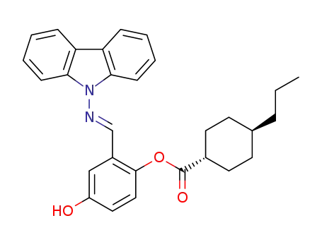 [2-[(E)-carbazol-9-yliminomethyl]-4-hydroxyphenyl] trans-4-propylcyclohexanecarboxylate
