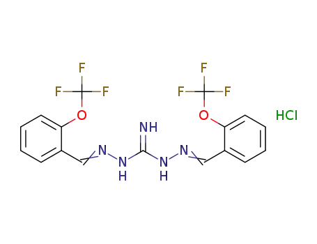 2,2'-bis[(2-trifluoromethoxyphenyl)methylene]-carbonimidic dihydrazide hydrochloride