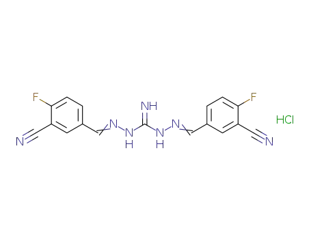 2,2'-bis[(3-cyano-4-fluorophenyl)methylene]-carbonimidic dihydrazide hydrochloride