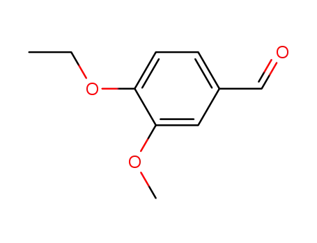 Molecular Structure of 120-25-2 (4-Ethoxy-3-methoxybenzaldehyde)