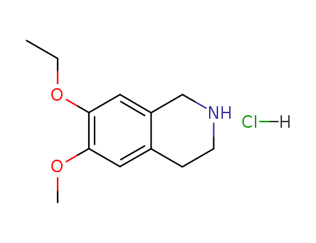 63905-74-8,7-ethoxy-6-methoxy-1,2,3,4-tetrahydroisoquinolinium chloride,Isoquinoline,7-ethoxy-1,2,3,4-tetrahydro-6-methoxy-, hydrochloride (9CI)