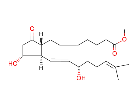 (5Z.13E)-(8R.11R.12R.15S)-9-Oxo-11.15-dihydroxy-19-methyl-5.13.18-prostatriensaeuremethylester