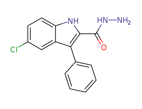 5-chloro-3-phenyl-1H-indole-2-carboxyhydrazide