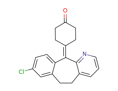 4-(8-Chloro-5,6-dihydro-benzo[5,6]cyclohepta[1,2-b]pyridin-11-ylidene)-cyclohexanone