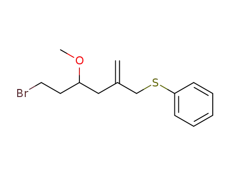 (6-Bromo-4-methoxy-2-methylene-hexylsulfanyl)-benzene