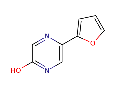 Molecular Structure of 82619-62-3 (5-FURAN-2-YL-PYRAZIN-2-OL)