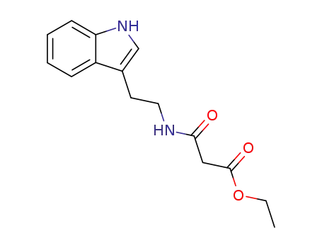Molecular Structure of 126412-13-3 (Propanoic acid, 3-[[2-(1H-indol-3-yl)ethyl]amino]-3-oxo-, ethyl ester)