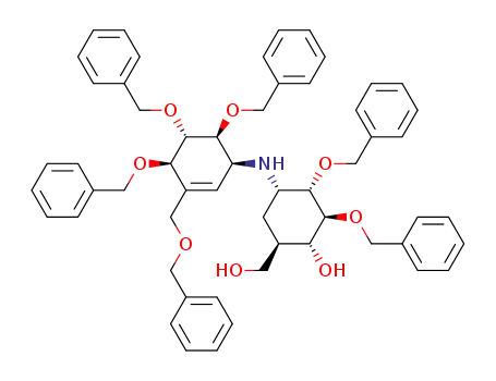 2,3,4',5',6',7'-hexa-O-benzylvalidoxylamine A