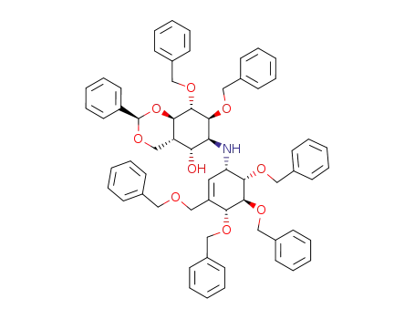 2,3,4',5',6',7'-hexa-O-benzyl-4,5-O-benzyllidenevalidoxylamine B