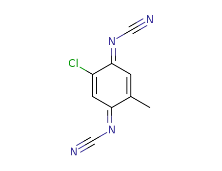 (E,E)-2-Chlor-N,N'-dicyan-5-methyl-1,4-benzochinondiimin
