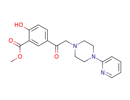 2-Hydroxy-5-[2-(4-pyridin-2-yl-piperazin-1-yl)-acetyl]-benzoic acid methyl ester