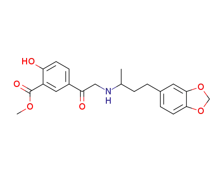 5-[2-(3-Benzo[1,3]dioxol-5-yl-1-methyl-propylamino)-acetyl]-2-hydroxy-benzoic acid methyl ester