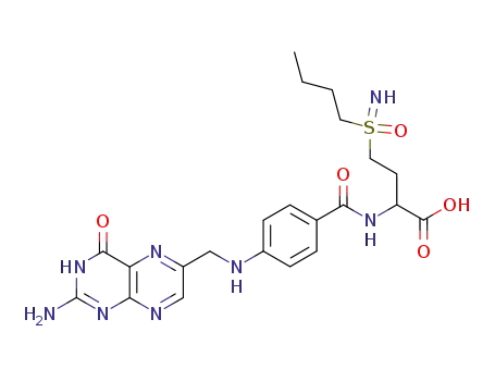 pteroyl-S-1-butylhomocysteine sulfoximine