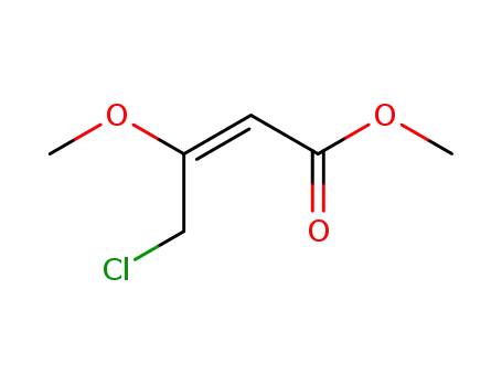 Molecular Structure of 110104-60-4 (Methyl (E)-4-chloro-3-methoxy-2-butenoate)