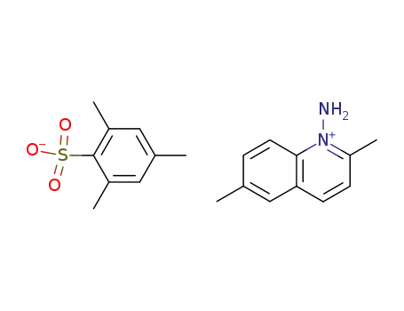 2,4,6-Trimethyl-benzenesulfonate1-amino-2,6-dimethyl-quinolinium;