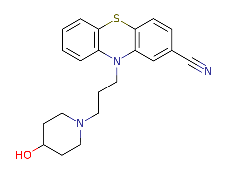 10H-Phenothiazine-2-carbonitrile,10-[3-(4-hydroxy-1-piperidinyl)propyl]-(2622-26-6)