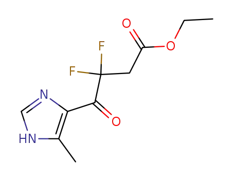 3,3-Difluoro-4-(5-methyl-1H-imidazol-4-yl)-4-oxo-butyric acid ethyl ester