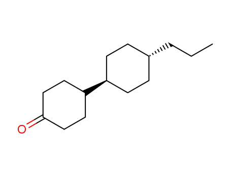 Molecular Structure of 82832-73-3 (4-Propyldicyclohexylanone)