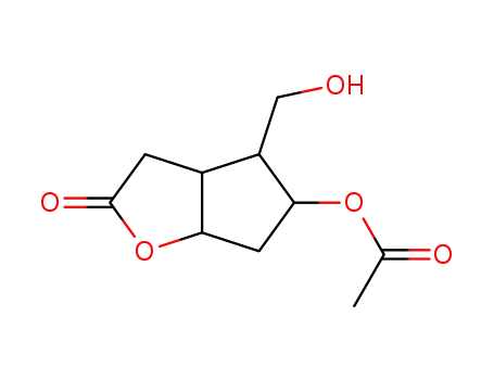 2-oxa-3-oxo-6-syn-hydroxymethyl-7-anti-acetoxy-cis-bicyclo[3,3,0]octane