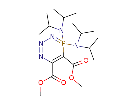 4,4-Bis-diisopropylamino-4λ5-[1,2,3,4]triazaphosphinine-5,6-dicarboxylic acid dimethyl ester