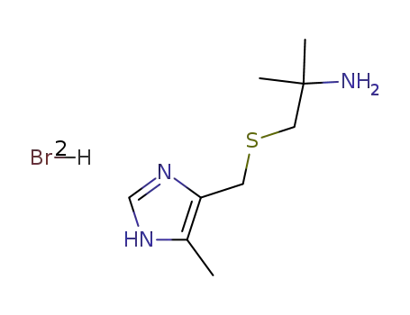1-<(5-Methylimidazol-4-yl)methylthio>-2-(2-methyl)propylamine-Dihydrobromid