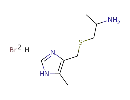 rac-1-<(5-Methylimidazol-4-yl)methylthio>-2-propyl-Dihydrobromid