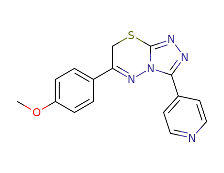 6-(4-methoxyphenyl)-3-(pyridin-4-yl)-7H-[1,2,4]triazolo[3,4-b][1,3,4]thiadiazine