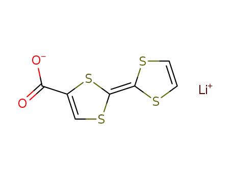 2-(1,3-dithiol-2-ylidene)-1,3-dithiole-4-carboxylate lithium