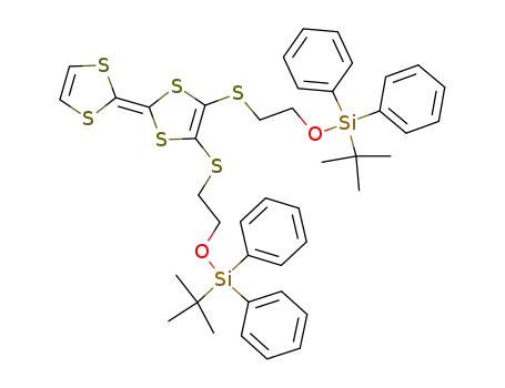 4,5-Bis-[2-(tert-butyl-diphenyl-silanyloxy)-ethylsulfanyl]-[2,2']bi[[1,3]dithiolylidene]