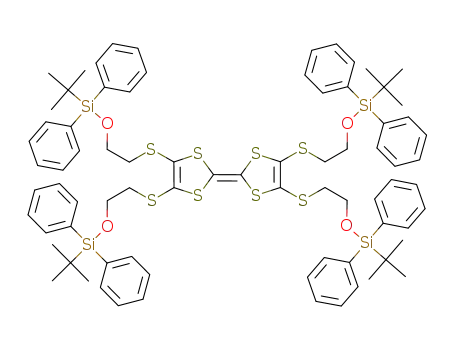 4,4',5,5'-tetrakis<2-(tert-butyldiphenylsilyloxy)ethylthio>tetrathiafulvalene