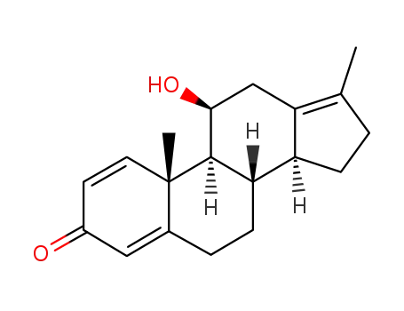11β-hydroxy-17-methyl-18-norandrosta-1,4,13(17)-trien-3-one