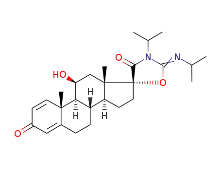 (17R)-3'-isopropyl-2'-isopropylimino-11β-hydroxyspiro-3,4'-dione