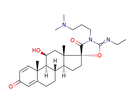 (17R)-2'-ethylimino-11β-hydroxy-3'-dimethylaminopropylspiro-2',3,4'-trione
