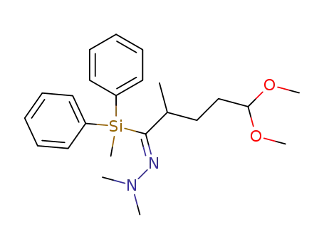 (5,5-Dimethoxy-2-methyl-1-oxopentyl)methyldiphenylsilane dimethylhydrazone