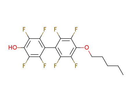 4-Hydroxy-4'-pentoxy-2,2',3,3',5,5',6,6'-octafluorobiphenyl