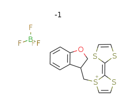 1-[(2,3-dihydrobenzofuran-3-yl)methyl]tetrathiafulvalen-1-ium tetrafluoroborate