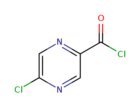 Pyrazinecarbonyl chloride, 5-chloro- (9CI)